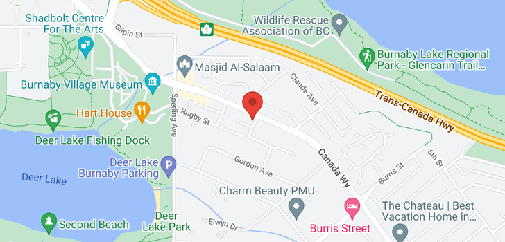 map of 5405 RUGBY AVENUE